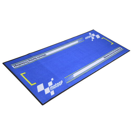 (Blue) MotoGP Motorcycle Garage Mat Series 4