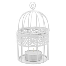 (Bird Cage Medium, White) Assorted Mesh Wedding Table Decor Baskets Cages