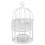 URBN Living (Bird Cage Medium, White) Assorted Mesh Wedding Table Decor Baskets Cages 1