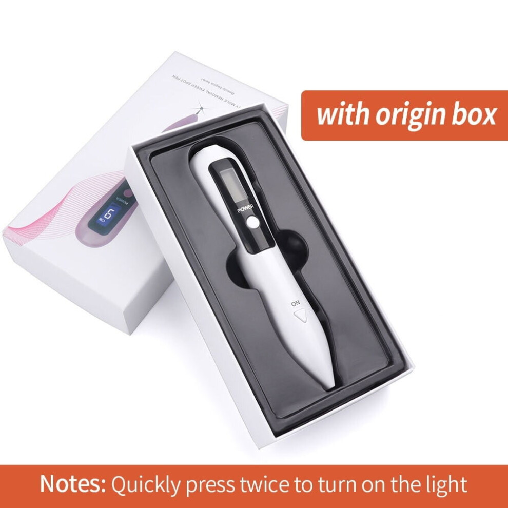 Photos - Facial Cleansing Brush  Laser Plasma Pen for Freckle, Skin Tag, Spot, Mole, Tattoo Removal(White)