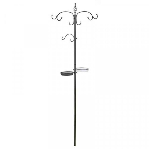 Smart Garden Smart Solar Original Bird Feeder Feeding Dining Station 204cm Black