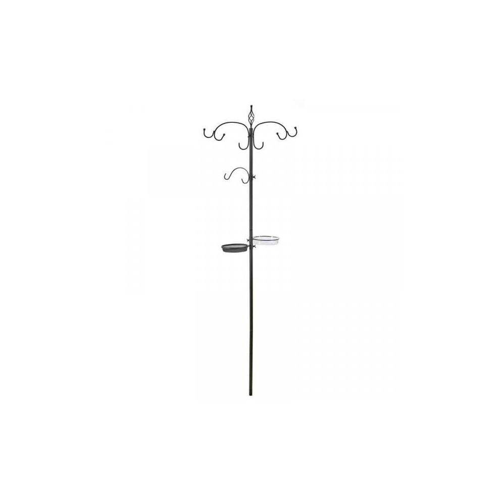 Smart Garden Smart Solar Original Bird Feeder Feeding Dining Station 204Cm Black