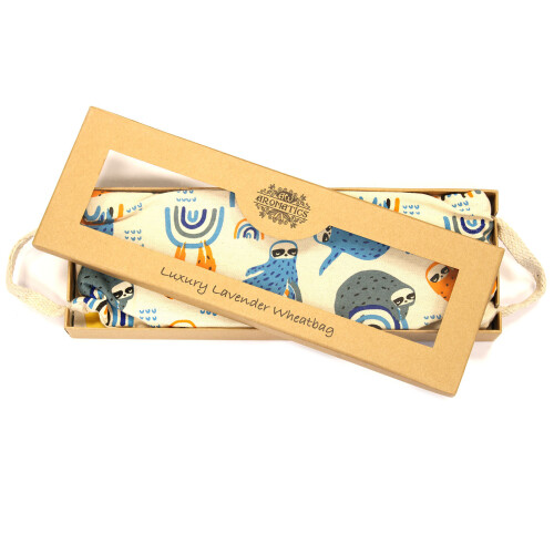Luxury Lavender Wheat Bag in Gift Boxes 2