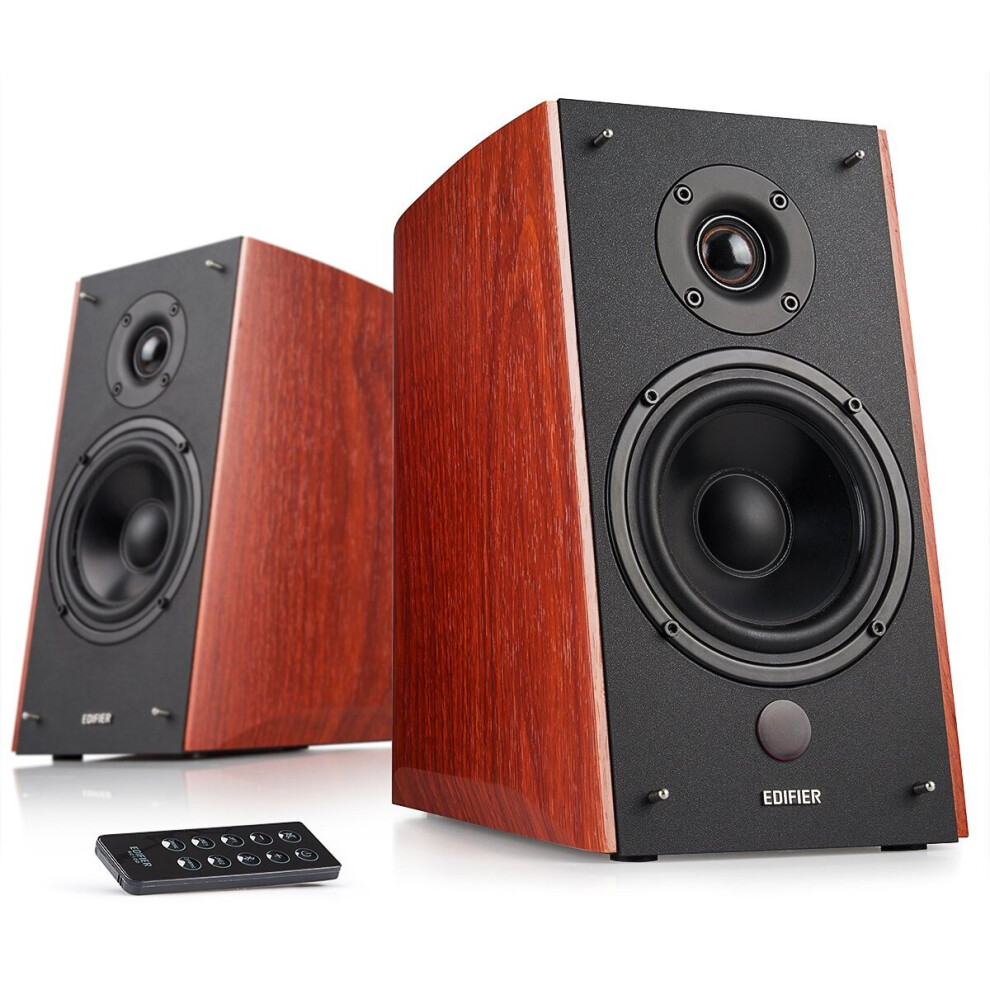 Edifier R2000DB Active 2.0 Bluetooth Bookshelf Speaker Set - Brown