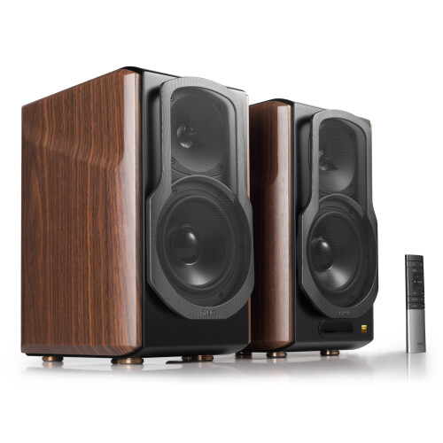 Edifier Edifier S2000MKIII Hi-Res Audio Active 2.0 Bluetooth Bookshelf Speaker Set - Brown