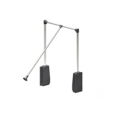 (Chrome, 830mm-1150mm) Lift / Pull Down Wardrobe Rail