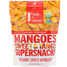 Made in Nature, Bio-Getrocknete Mangos, Sonnengereift, Ungeschwefelt, 8 Unzen (227 g)