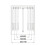 (Chrome, 450mm-600mm) Lift / Pull Down Wardrobe Rail 2