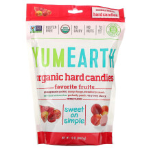 YumEarth, Bio-Hartbonbons, Favoriten, 13 Unzen (368,5 g)