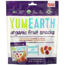 YumEarth, Bio-Frucht-Snacks, Favoriten, 5 Packungen, 0,7 oz (19,8 g) pro Packung