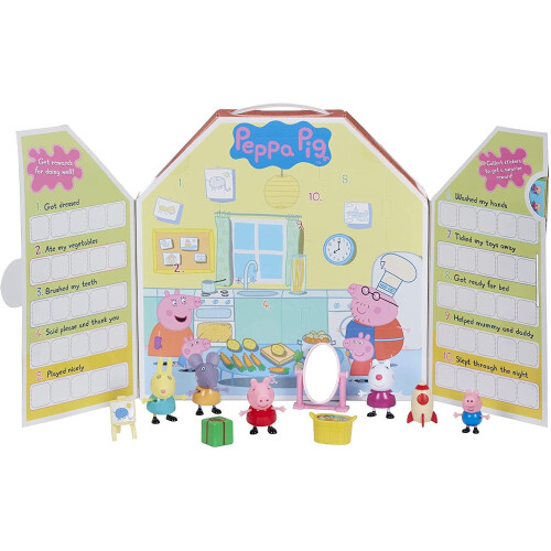 Peppa Pig Peppa Pig Children's Reward Chart with Figures and Accessories