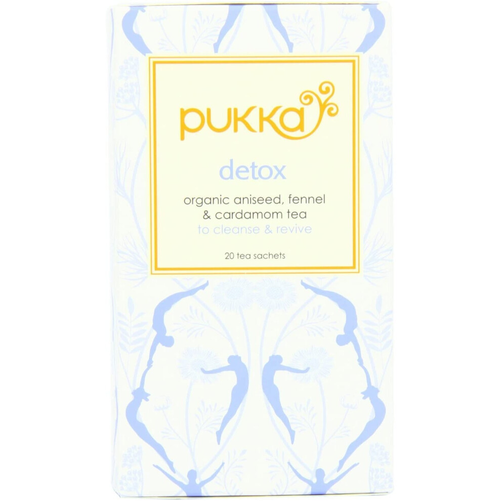 Pukka Detox Tea 20 per pack - Pack of 6