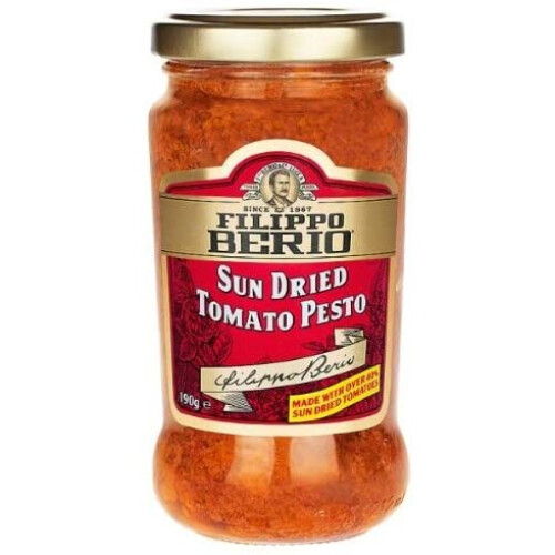 Filippo Berio Dried Tomato Pesto 190g (Pack of 6)