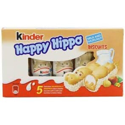 Kinder Happy Hippo - Hazelnut, .7oz x 5 by Ferrero