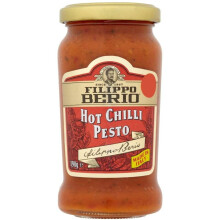 Filippo Berio Hot Chilli Pesto 190g (Pack of 3)