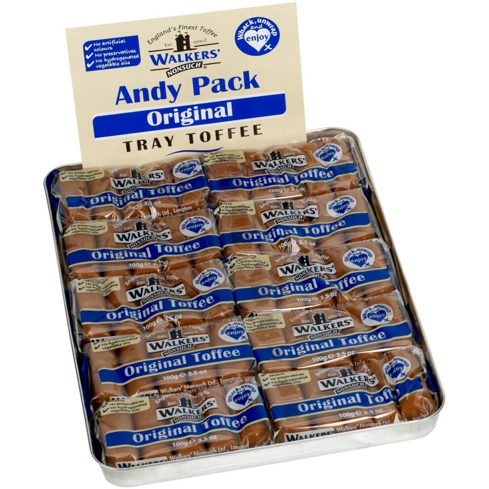 Walkers Nonsuch Original Creamy Toffee Bar, 100G