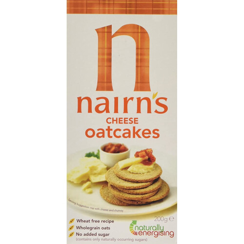 Nairn's Cheese Oatcakes 200 g (Pack of 6)