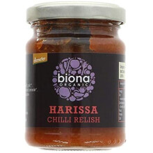 Biona Harissa Relish - Prepared 125g (Pack of 6)