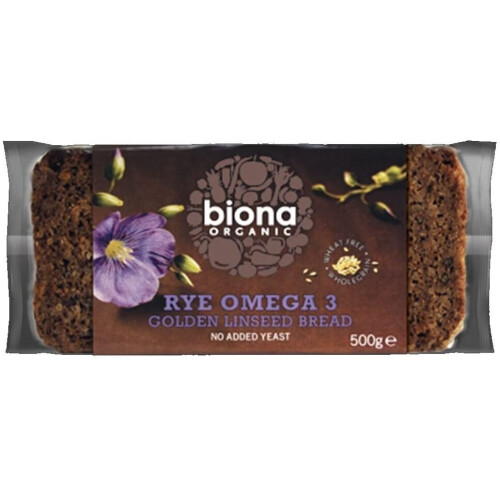 Biona | Rye Bread - Omega 3 | 6 x 500G