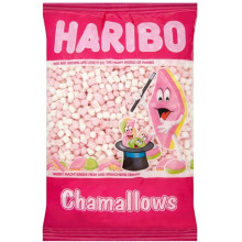 Haribo Mini Marshmallows Pink and White, Chamallows Bulk Sweets, 1 kg