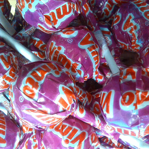Vimto Lollies - Fruit Flavoured Sweets  x 100