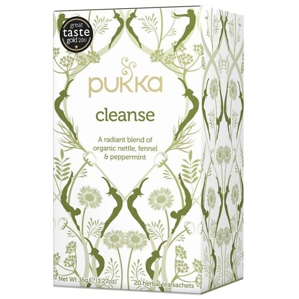 Pukka Herbs - Cleanse Tea | 20 sachet | (2 Pack)