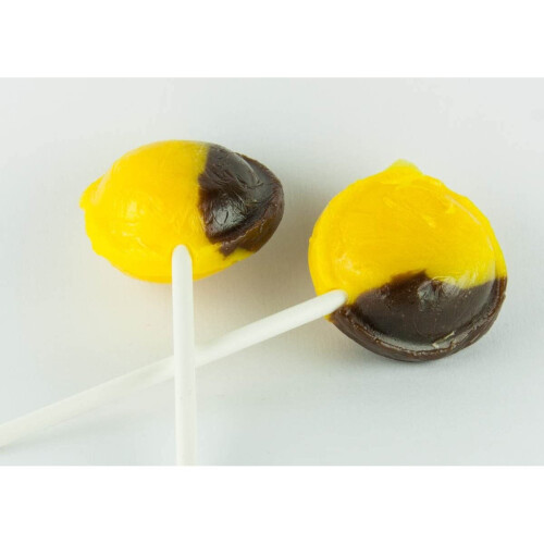 Chocs Drops & Lollipops Dobsons Banana Split Mega Lollies - 10