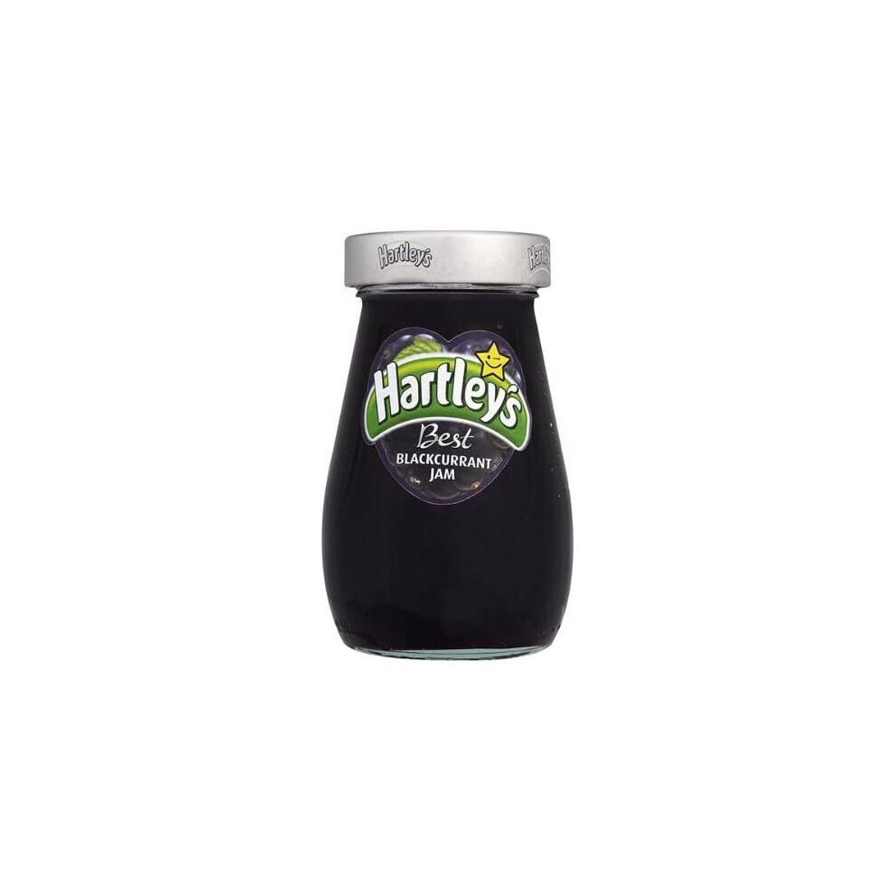 Hartleys Best Blackcurrant Jam 300g (Pack Of 6)