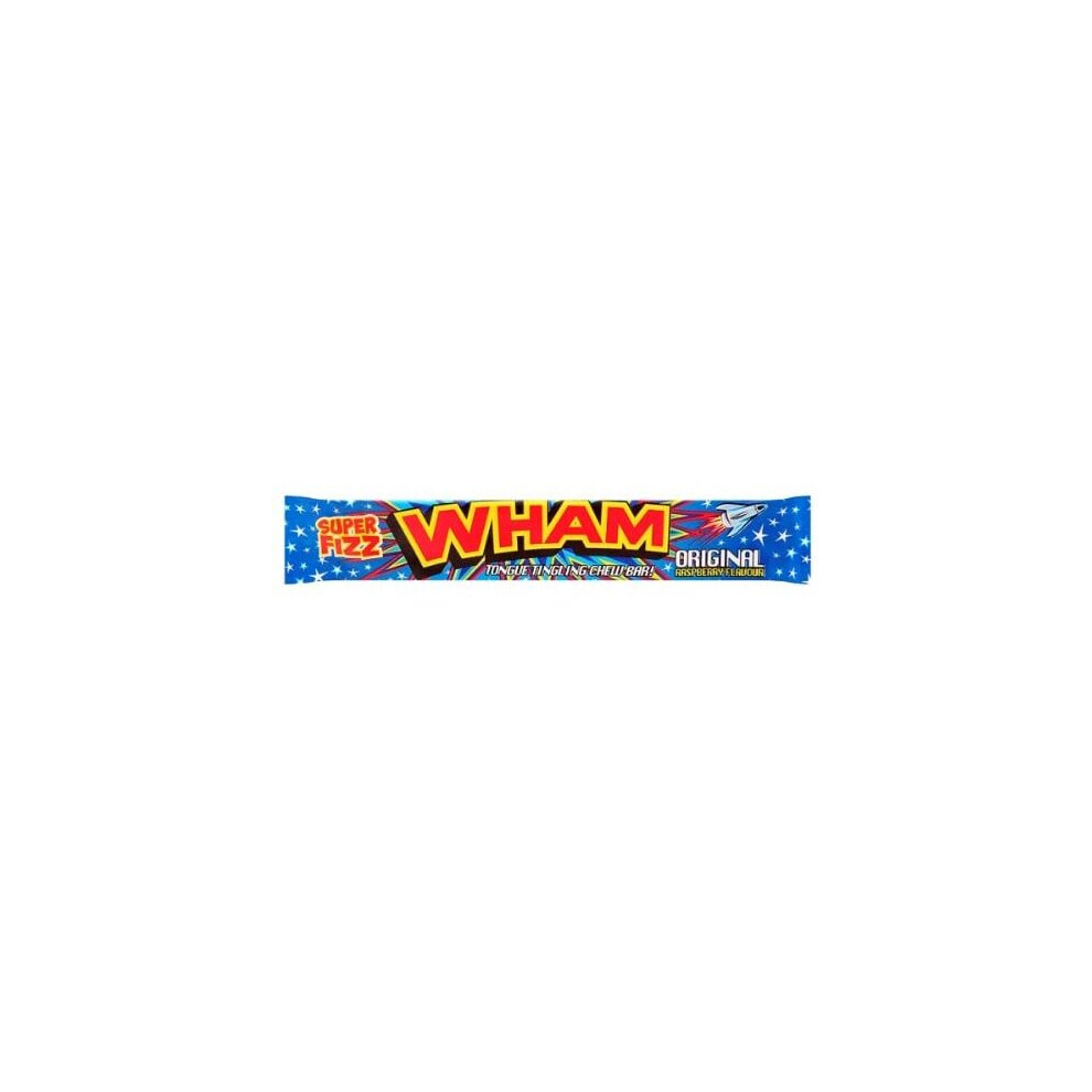 Wham Original Raspberry Flavour Chew Bar 50 x 25gram