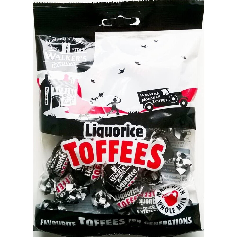 Walkers Liquorice Toffees - 12 x 150gm