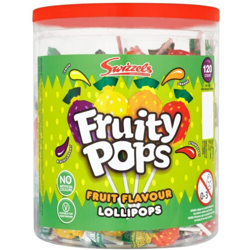 Swizzels Fruity Pops Original - 8p x 120 x 6
