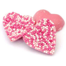 Kingsway Pink Strawberry Chocolate Candy Hearts, 250 g