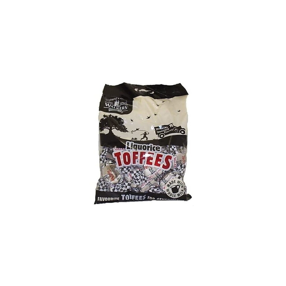 Walkers Liquorice Nonsuch Toffee - Case of 12 x 150g by Walkers Toffee