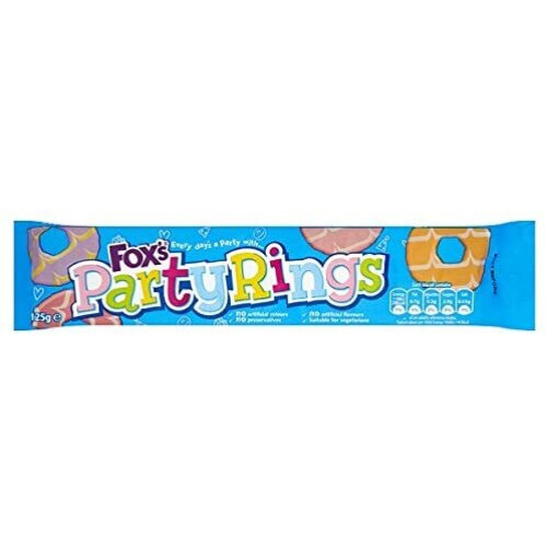 Fox's Party Rings 125g (Pack of 12)