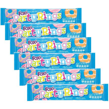 Fox's Party Rings 125g - Pack of 6
