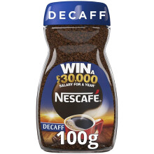 Nescafe ORIGINAL Decaff Instant Coffee 100g (Pack of 6)