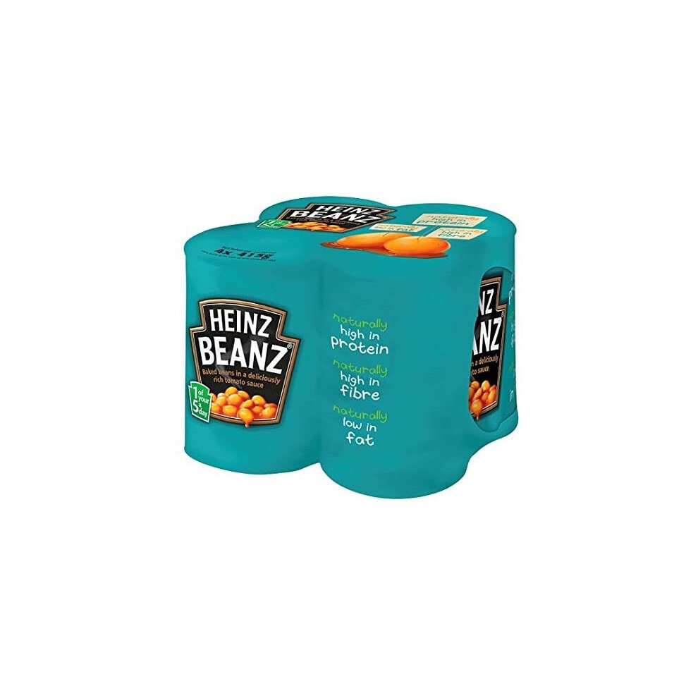 Heinz Baked Beanz In Tomato Sauce 415G X 4 Pack