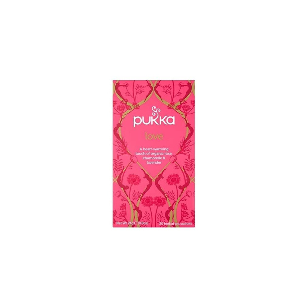 Pukka Love Tea 20 per pack - Pack of 2