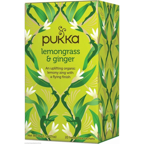 Pukka Pukka Lemongrass & Ginger Tea 20 per pack