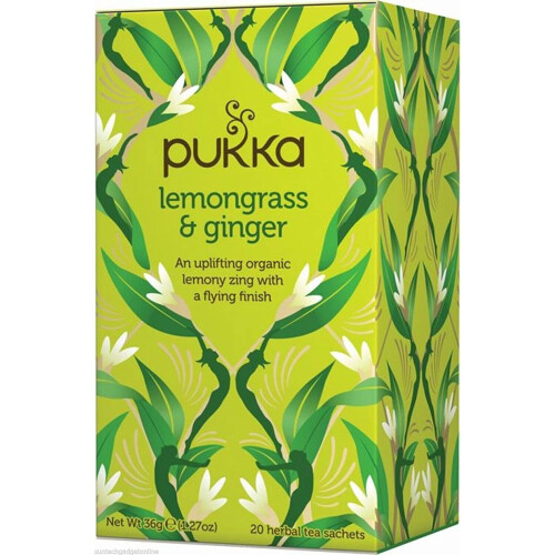 Pukka Pukka Lemongrass & Ginger Tea 20 per pack