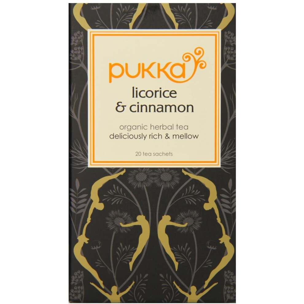 Pukka Licorice & Cinnamon Tea 20 per pack - Pack of 6