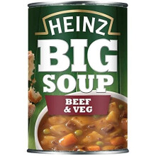 Heinz Big Soup Beef and Vegetable, 400 g (Pack of 12)