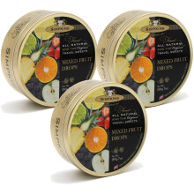 Simpkins Mixed Fruit Travel Sweets 200g Tin (Pack of 3)