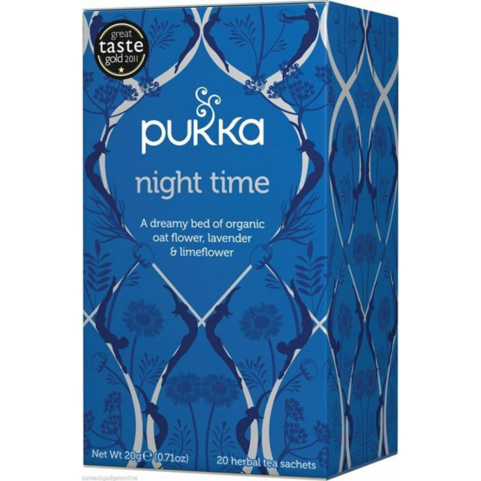 Pukka Night Time Tea 20 per pack - Pack of 6