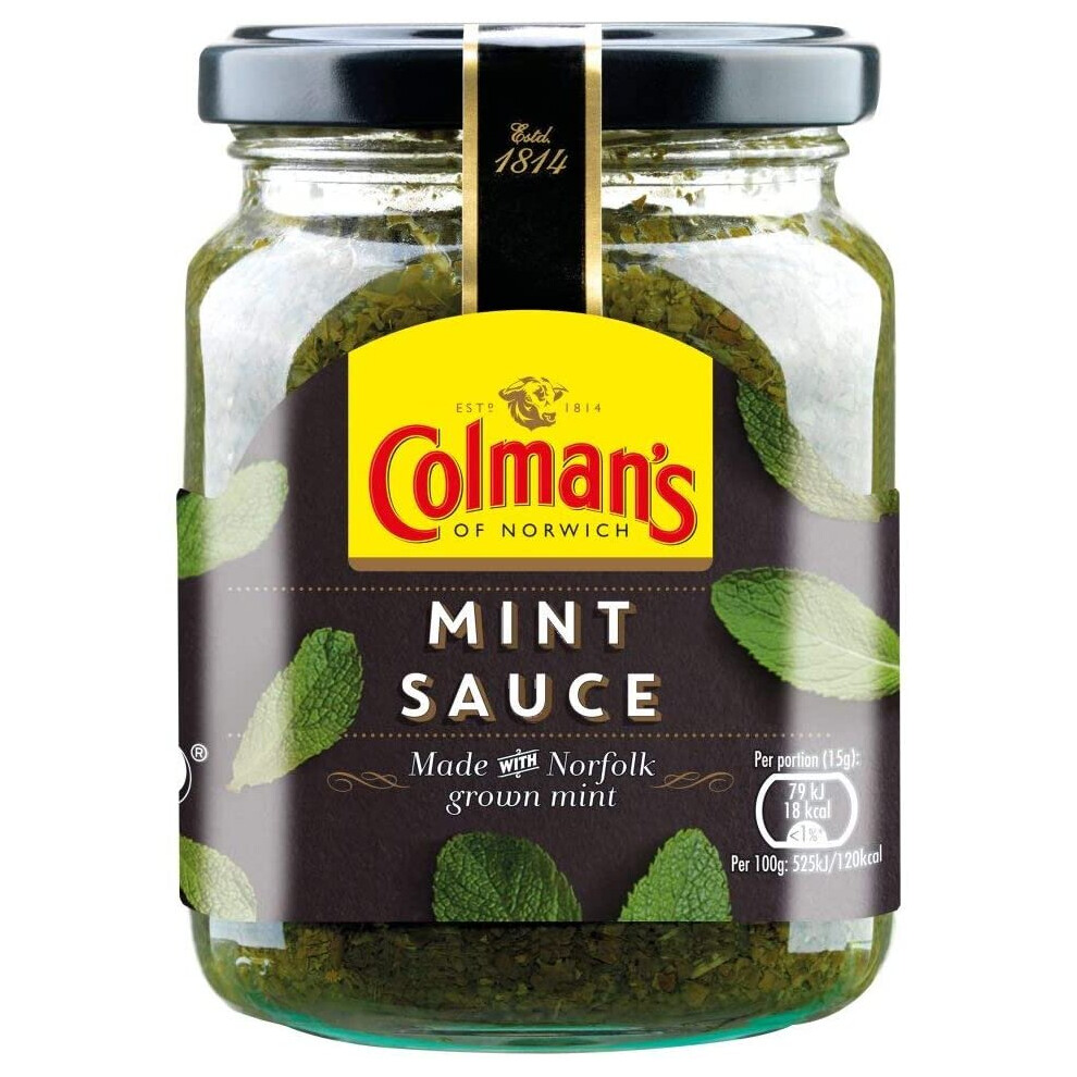 Colmans Sauce Jar Mint 165g x 6-image-OPC-P7Z5JXQ-NEW