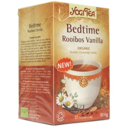Yogi Tea - Org Bedtime Rooibos Vanilla | 17 Bag | (12 PACK)