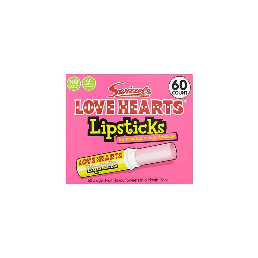 Swizzels Matlow Love Hearts Lipsticks (1 X 60)