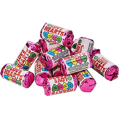 SWIZZLES MATLOW Swizzels Love Hearts Mini Rolls 1KG 1
