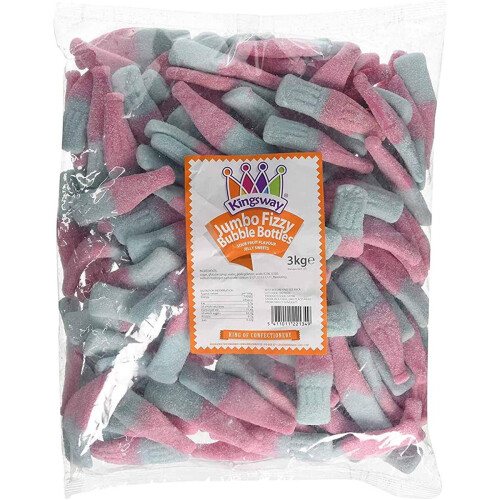 Kingsway Small Bubblegum Bottles 3kg