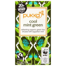 Pukka Organic Fairtrade Mint Green Tea (20) - Pack of 2